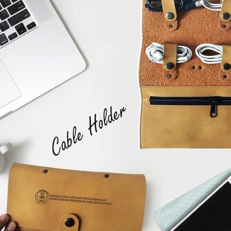 Cable Holder Leather